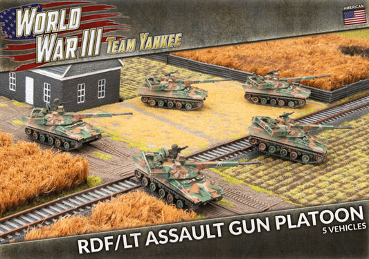 WWIII: American: RDF/LT Assault Gun Platoon (x5)