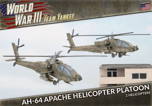 WWIII: American: AH-64 Apache Helicopter Platoon (x2 Plastic)