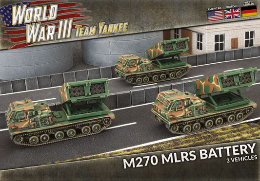 WWIII: American: M270 MLRS Rocket Launcher Battery (x3 Plastic)