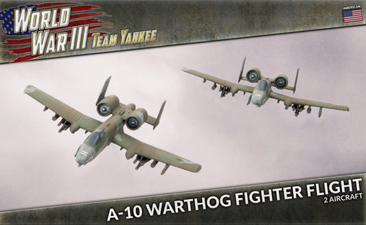 WWIII: American: A-10 Warthog Fighter Flight (x2 Plastic)