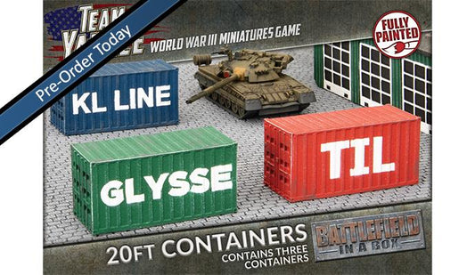 Battlefield in a Box: Modern: 20ft Shipping Containers (x3)