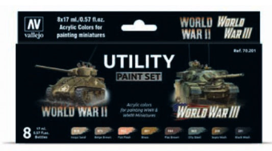 Vallejo World War II & World War III (Team Yankee) Utility Paint Set