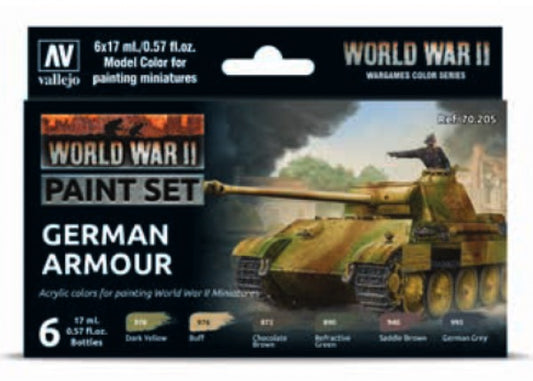 Vallejo World War II German Armour Paint Set