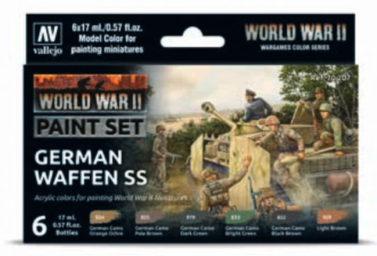 Vallejo World War II German Waffen SS Paint Set