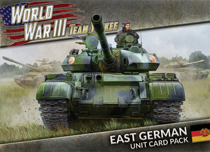 WWIII: East German Unit Cards (34 Cards) (World War III)