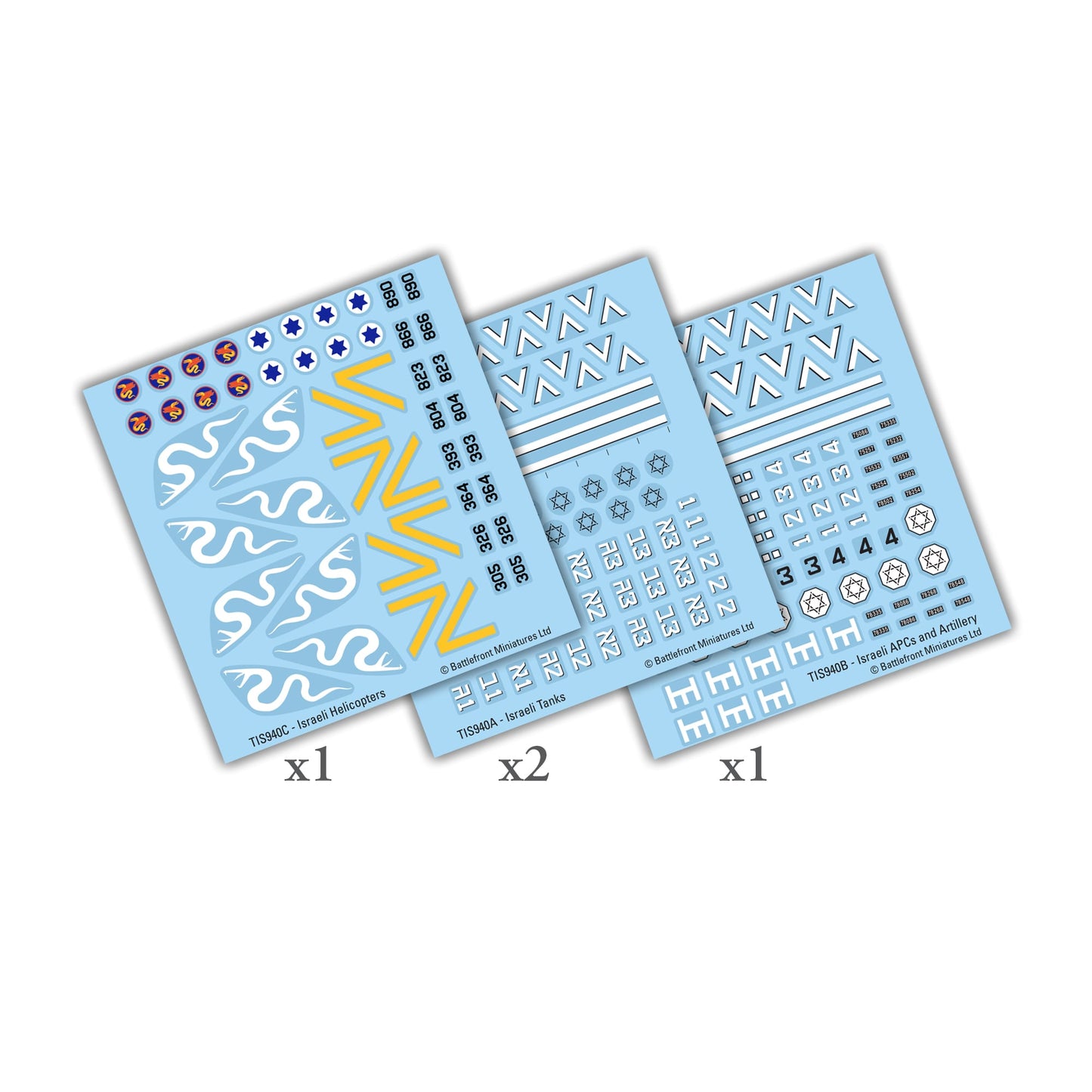 WWIII: Israeli Decal Set