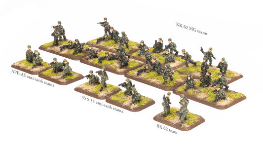WWIII: Finnish: JÃ¤Ã¤kÃ¤ri Platoon (x40 figures) (Jaakari)