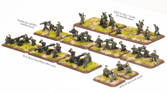WWIII: Finnish: Weapons Platoons (x38 figures)