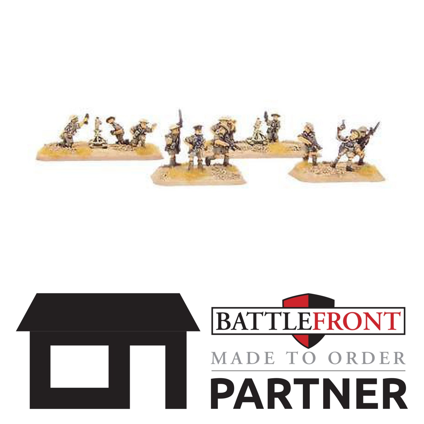 Flames of War: British: 8th Army Company HQ (Made to Order)