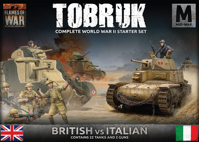 Flames of War: Desert Starter Set - Tobruk (Italy vs British)