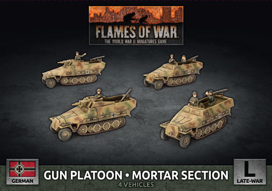 Flames of War: Germans: Sd Kfz 251 Platoon (x4 Plastic)