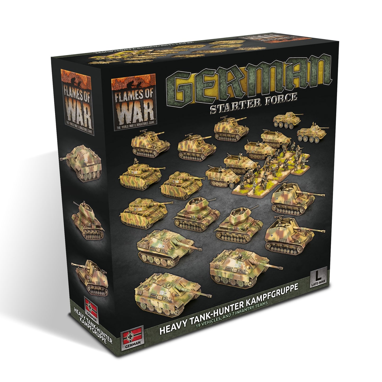 Flames of War: German Heavy Tank Hunter Kampfgruppe (Plastic)