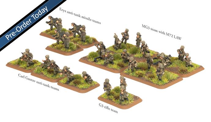 WWIII: Norwegian and Danish: M113 Storm Group (x31 figures)