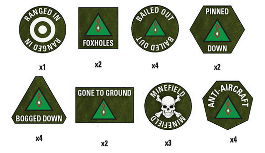 WWIII: Oil War: Iraqi Token Set (x21)