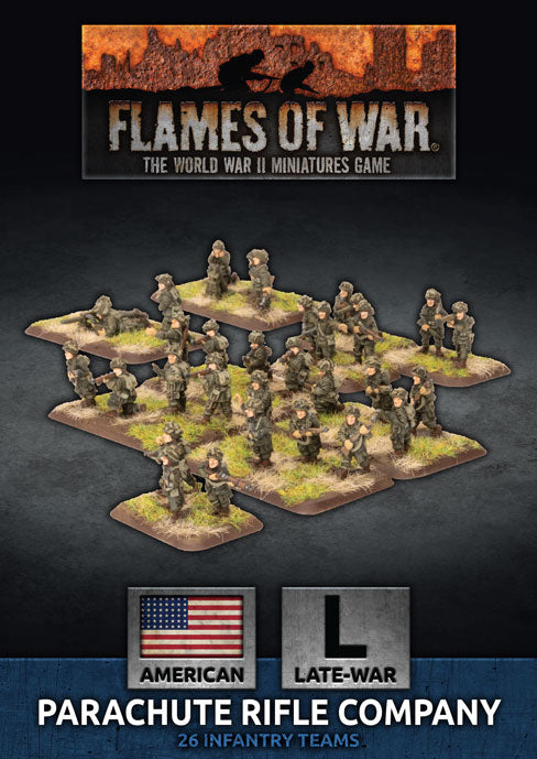 Flames of War: Americans: Parachute Rifle Company (Plastic)