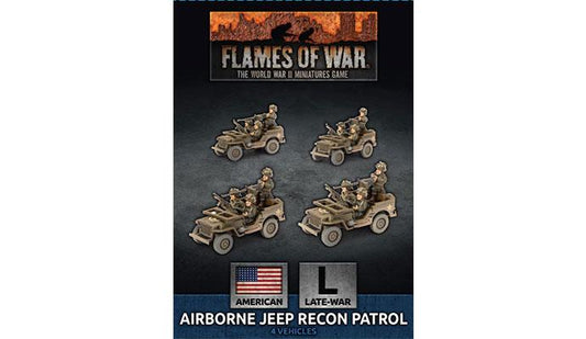 Flames of War: Americans: Airborne Recon Section (x4 Plastic)