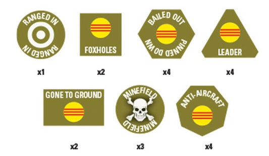 Flames of War: Vietnam: ARVN Token Set