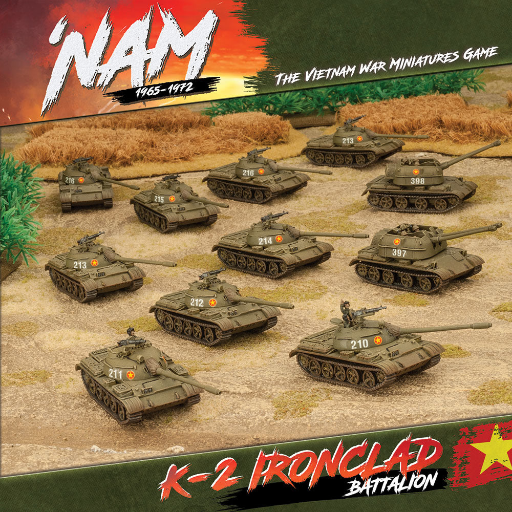 Flames of War: Vietnam: K-2 Ironclad Battalion (x11 Tanks)