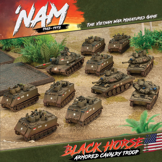 Flames of War: Vietnam: Black Horse Cavalry Troop (x11 Tanks)