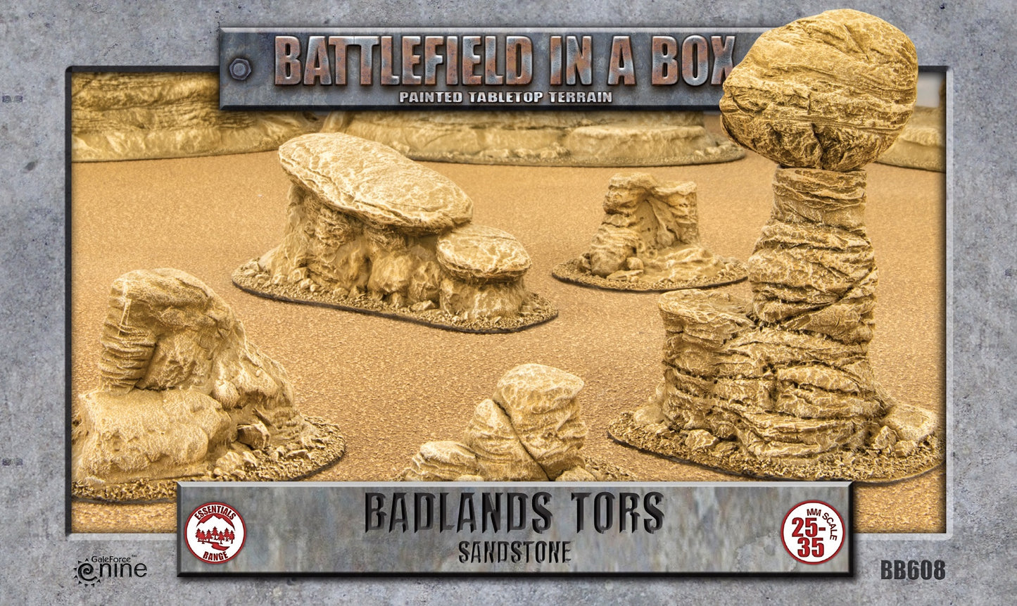 Battlefield in a Box: Badlands: Tors - Sandstone (x5)
