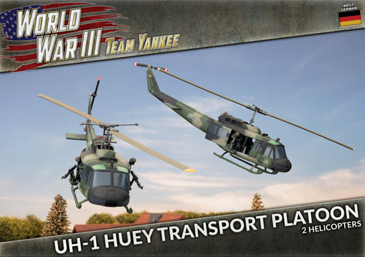 WWIII: West German: UH-1 Transport Platoon (x2 Plastic)