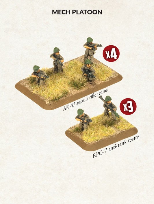 WWIII: Oil War: Mech Platoon (x22 figs)