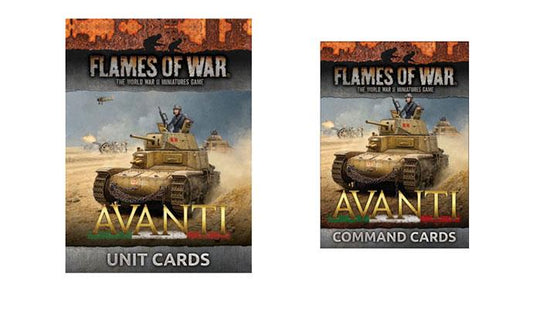 Flames of War: Italian Avanti Card Bundle